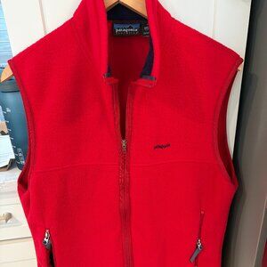 Patagonia Synchilla Fleece Vest Red Size M Made in USA
